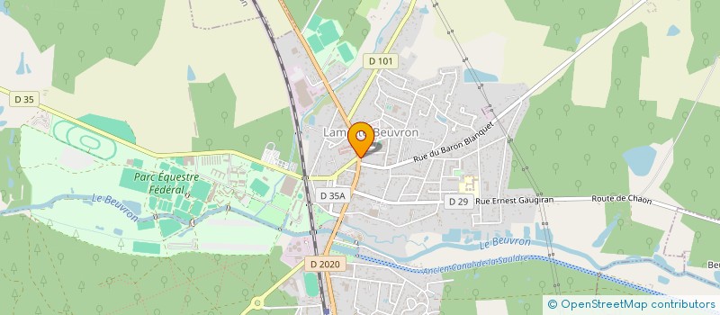 localisation de l'entreprise AUX DELICES DE PALISSY  LAMOTTE-BEUVRON