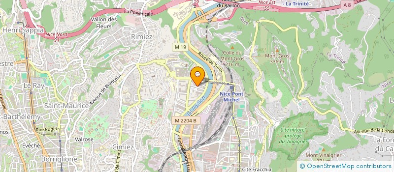 localisation de l'entreprise AUX DELICES DE PASTEUR à NICE