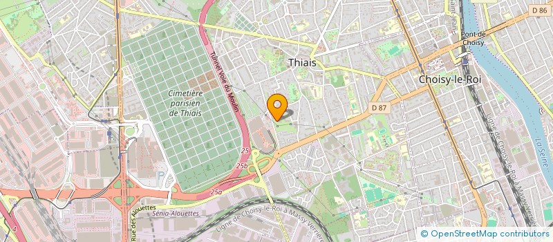 localisation de l'entreprise AUX DELICES DE PERRUCHET à THIAIS