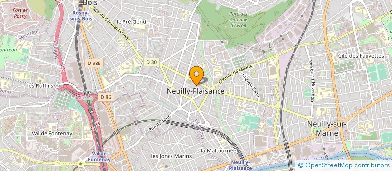 localisation de l'entreprise AUX DELICES DE PLAISANCE à NEUILLY-PLAISANCE