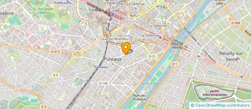 localisation de l'entreprise AUX DELICES DE PUTEAUX à PUTEAUX