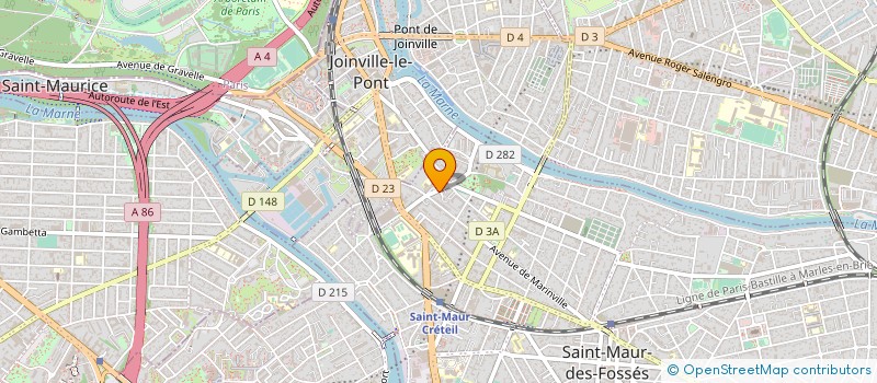 localisation de l'entreprise AUX DELICES DE SAINT MAUR à SAINT-MAUR-DES-FOSSES