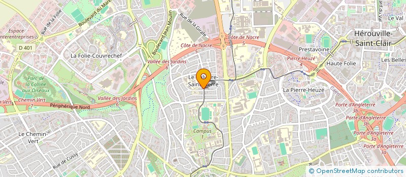 localisation de l'entreprise AUX DELICES DE SAINT PIERRE à CAEN