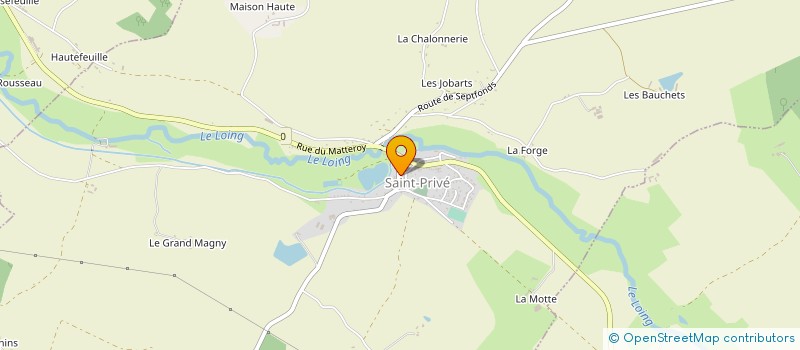 localisation de l'entreprise AUX DELICES DE SAINT PRIVE  SAINT-PRIVE