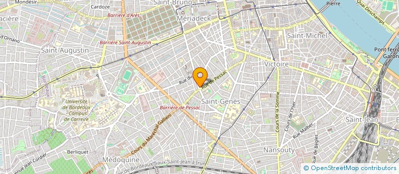 localisation de l'entreprise AUX DELICES DE SANDRINE ET DENIS à BORDEAUX