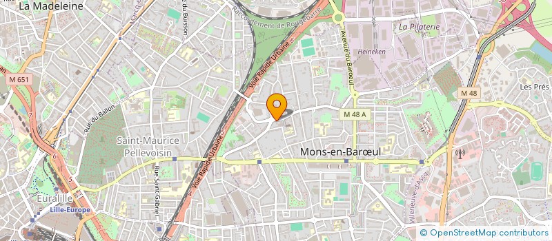 localisation de l'entreprise AUX DELICES DE SEB  MONS-EN-BARUL