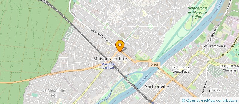 localisation de l'entreprise AUX DELICES DE SHANGHAI à MAISONS-LAFFITTE