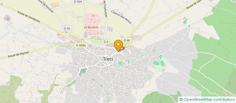 localisation de l'entreprise AUX DELICES DE TRETS à TRETS