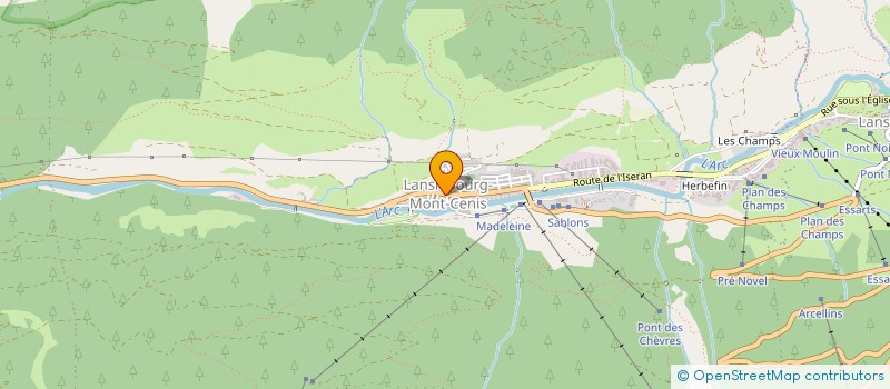 localisation de l'entreprise AUX DELICES DES ALPAGES à VAL-CENIS
