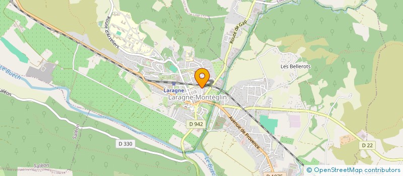 localisation de l'entreprise AUX DELICES DES ALPES à LARAGNE-MONTEGLIN