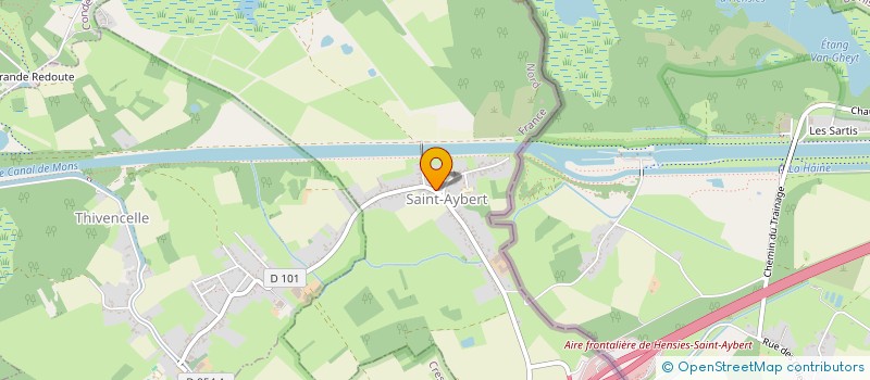 localisation de l'entreprise AUX DELICES DES BABINES à SAINT-AYBERT