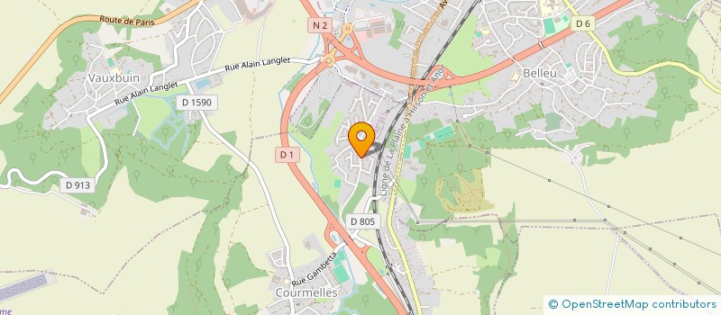 localisation de l'entreprise AUX DELICES DES BERTON  COURMELLES