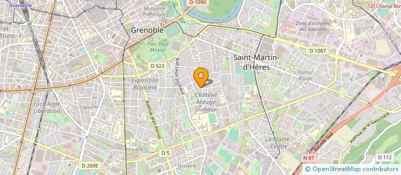 localisation de l'entreprise AUX DELICES DES CHANAZOUS à GRENOBLE