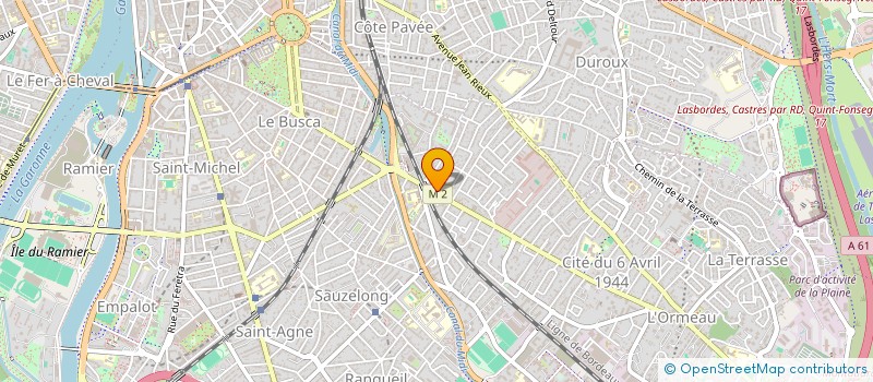localisation de l'entreprise AUX DELICES DES DEMOISELLES à TOULOUSE