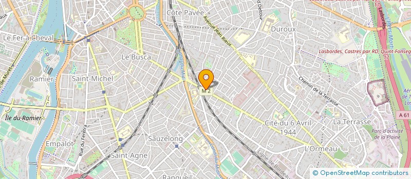 localisation de l'entreprise AUX DELICES DES DEMOISELLES à TOULOUSE