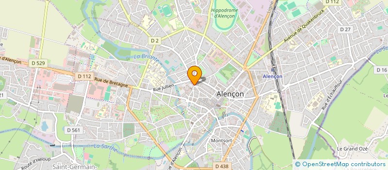 localisation de l'entreprise AUX DELICES DES DUCS à ALENCON