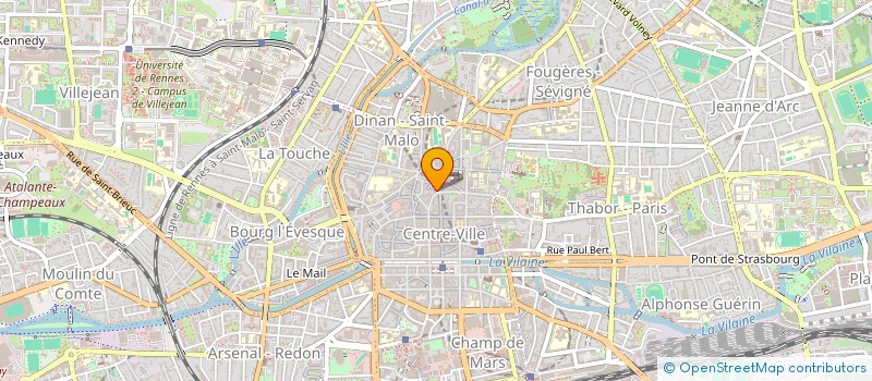 localisation de l'entreprise AUX DELICES DES FOULONS à RENNES