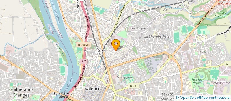 localisation de l'entreprise AUX DELICES DES GAVES à BOURG-LES-VALENCE