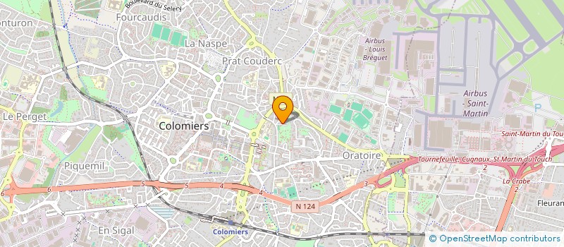 localisation de l'entreprise AUX DELICES DES GOURMETS à COLOMIERS