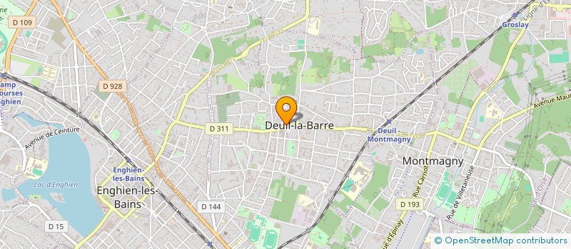 localisation de l'entreprise AUX DELICES DES JARDINS à DEUIL-LA-BARRE