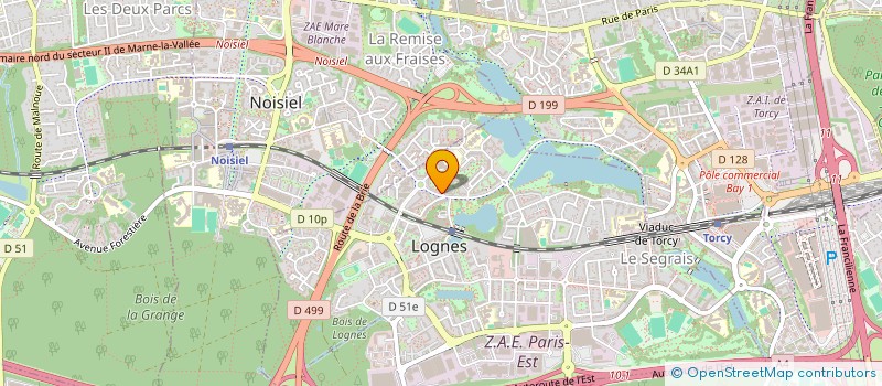 localisation de l'entreprise AUX DELICES DES LACS à LOGNES