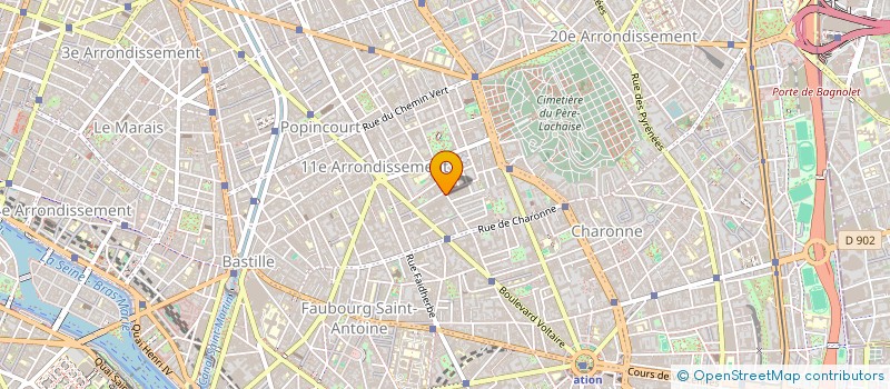 localisation de l'entreprise AUX DELICES DES PRES  PARIS