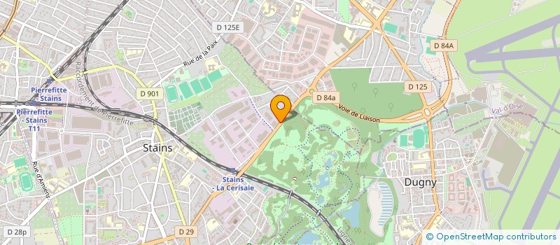 localisation de l'entreprise AUX DELICES DU BENGALE  STAINS