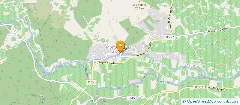 localisation de l'entreprise AUX DELICES DU CHATEAU  ENTRECASTEAUX