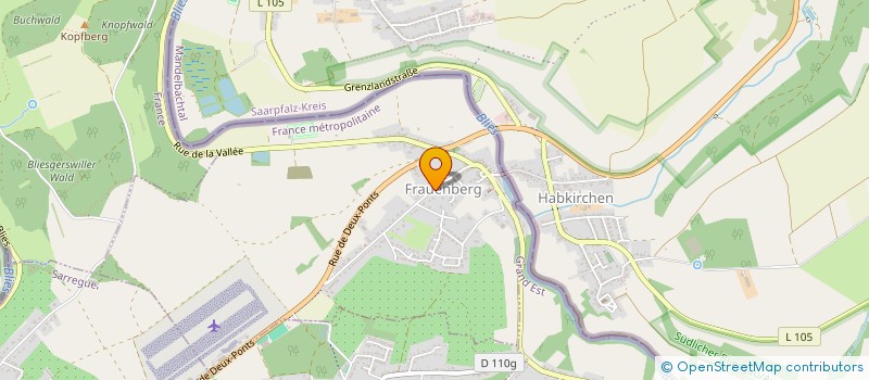 localisation de l'entreprise AUX DELICES DU CHATEAU  FRAUENBERG