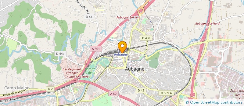 localisation de l'entreprise AUX DELICES DU GARLABAN à AUBAGNE