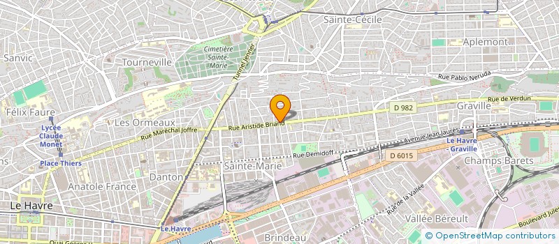 localisation de l'entreprise AUX DELICES DU HAVRE à LE HAVRE