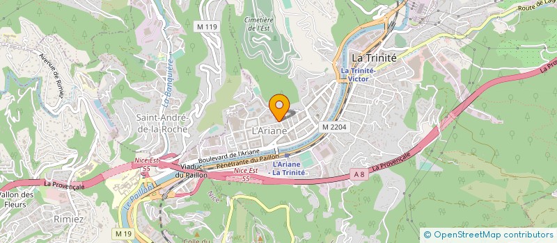 localisation de l'entreprise AUX DELICES DU MONDE à NICE
