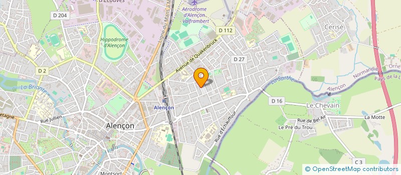 localisation de l'entreprise AUX DELICES DU POINT DU JOUR à ALENCON
