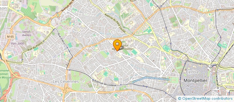localisation de l'entreprise AUX DELICES DU PONT à MONTPELLIER