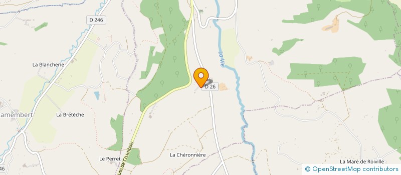 localisation de l'entreprise AUX DELICES DU SAP à SAP-EN-AUGE