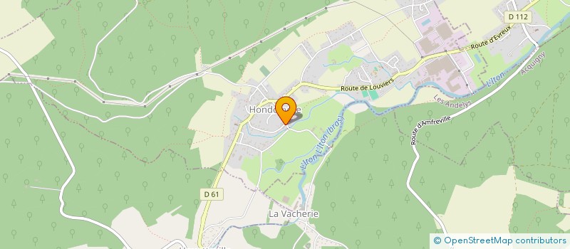 localisation de l'entreprise AUX DELICES MALHERBOIS  HONDOUVILLE