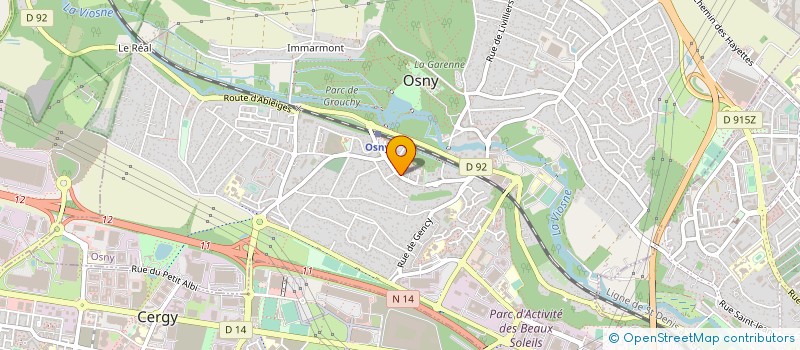 localisation de l'entreprise AUX DELICES NORMANDS à OSNY