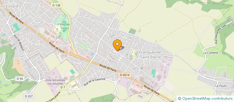 localisation de l'entreprise AUX DELICES NORMANDS à FRANQUEVILLE-SAINT-PIERRE