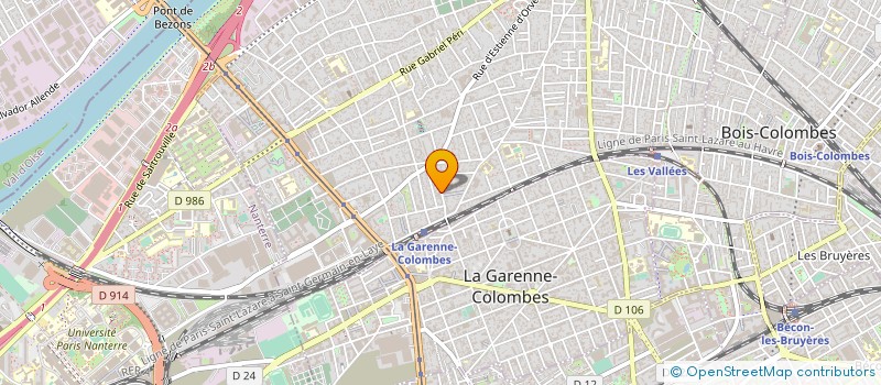 localisation de l'entreprise AUX DELICES PARISIENS à COLOMBES
