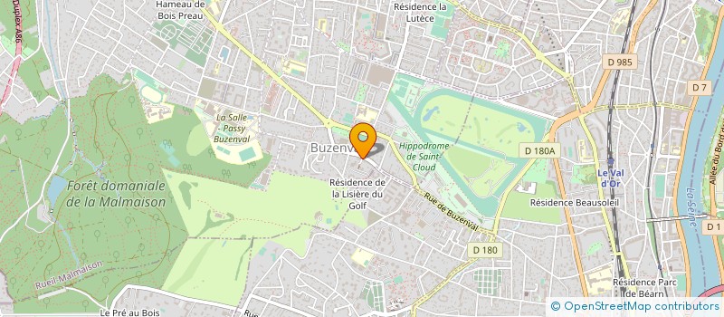 localisation de l'entreprise AUX DELICES ROYALES à RUEIL-MALMAISON