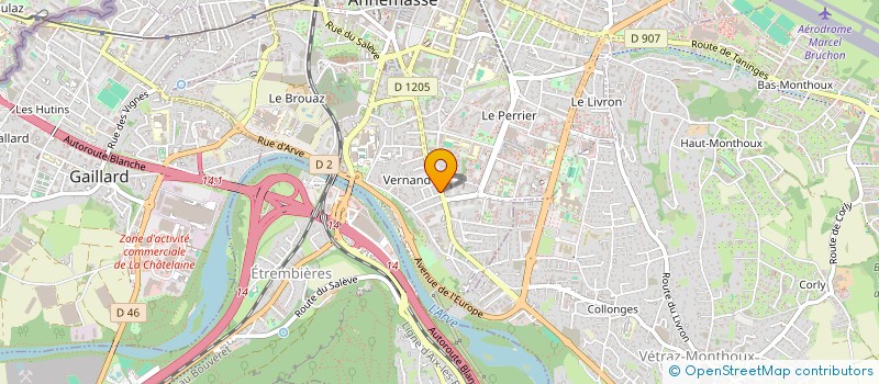localisation de l'entreprise AUX DELICES SAVOYARDS à ANNEMASSE