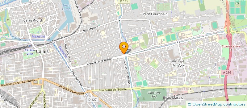 localisation de l'entreprise AUX DELICES TUNISIENS  CALAIS