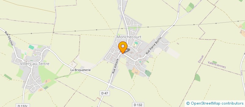 localisation de l'entreprise AUX DELLYS DES PAINS à MONCHECOURT