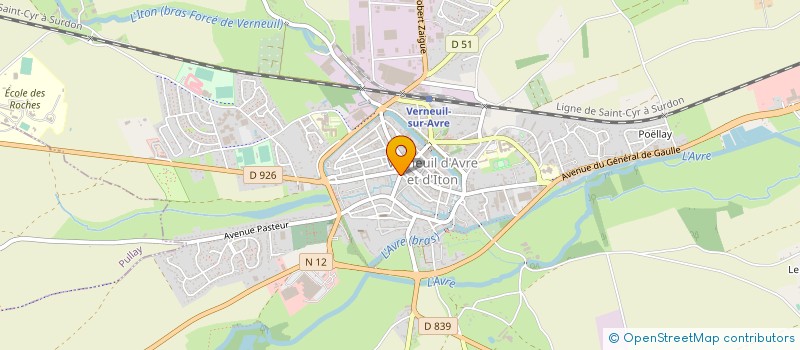 localisation de l'entreprise AUX DESIRS DES GALETS PARFUMES  VERNEUIL D'AVRE ET D'ITON