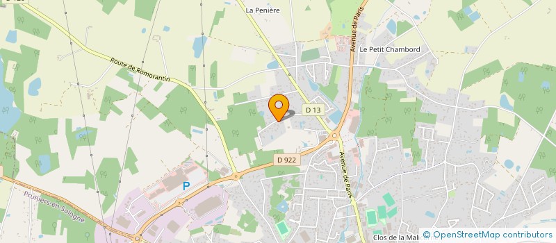 localisation de l'entreprise AUX DESIRS DES GOURMETS à ROMORANTIN-LANTHENAY