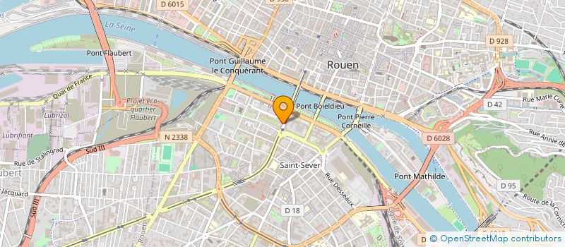 localisation de l'entreprise AUX DEUX AMIS à ROUEN