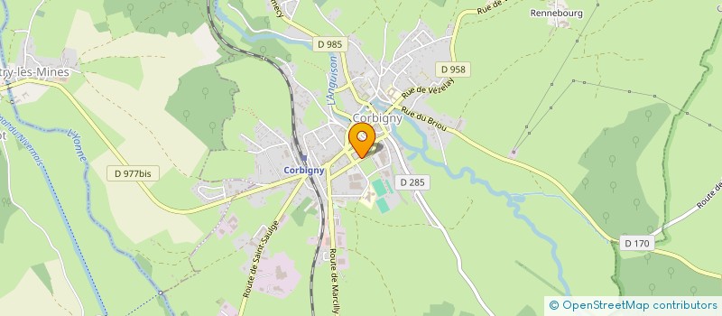 localisation de l'entreprise AUX DEUX AMIS à CORBIGNY