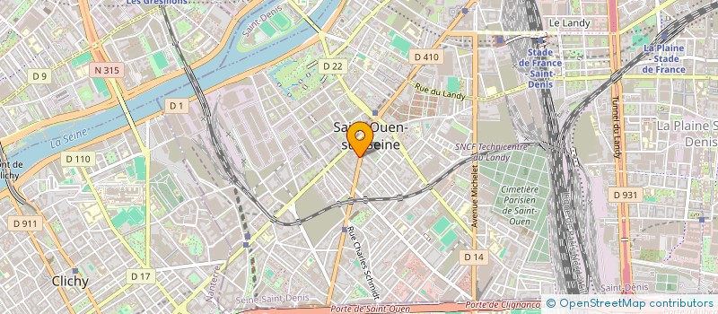 localisation de l'entreprise AUX DEUX DRAGONS à SAINT-OUEN-SUR-SEINE