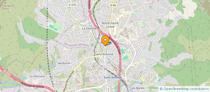 localisation de l'entreprise AUX DEUX FRERES à MARSEILLE