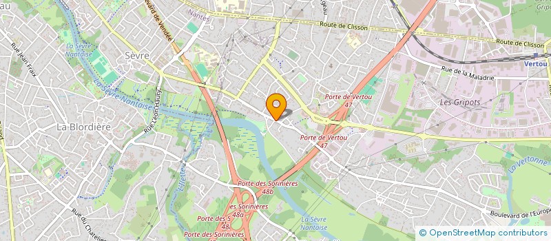 localisation de l'entreprise AUX DEUX MONDES  VERTOU